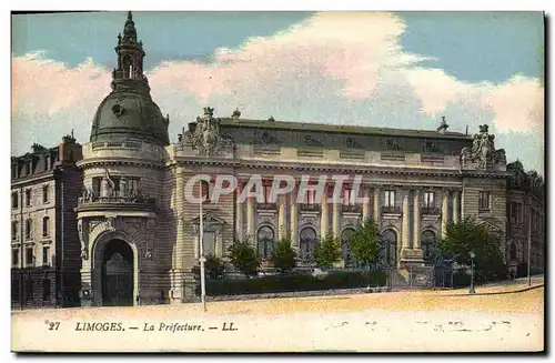 Cartes postales Limoges La Prefecture