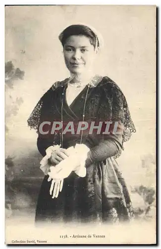 Cartes postales Folklore Artisane de Vannes