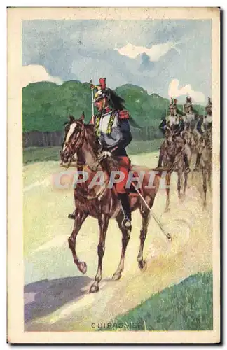 Cartes postales Militaria Cuirassier