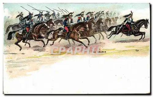 Cartes postales Militaria La Charge