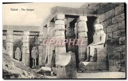 Ansichtskarte AK Egypt Egypte Luxor The tempel