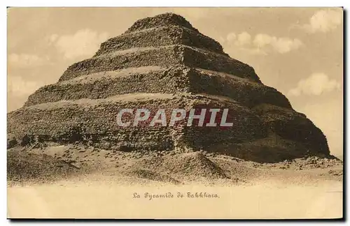 Cartes postales Egypt Egypte La Pyramide de Sakkhara