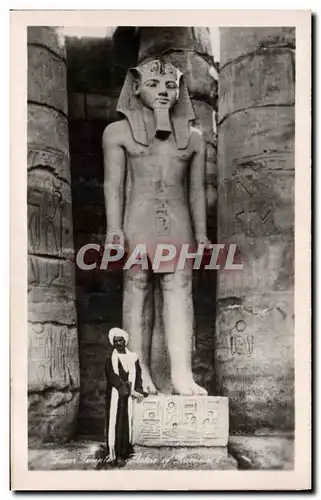 Cartes postales Egypt Egypte Louxor Temple Statue of Ramses II