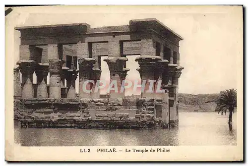 Cartes postales Egypt Egypte Philae Le temple de Philae