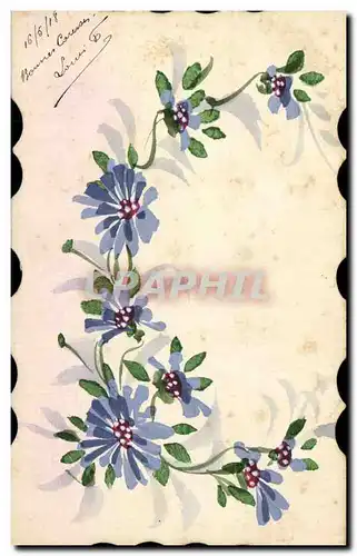 Cartes postales Fantaisie (dessin a la main) Fleurs