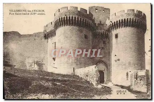 Cartes postales Villeneuve les Avignon Fort Saint Andre (XIV siecle)