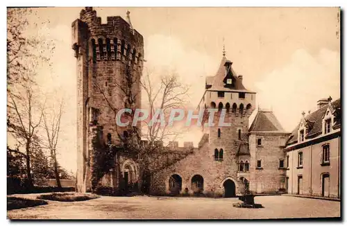 Ansichtskarte AK Montceau les Mines Chateau du Plessis Cour d'honneur