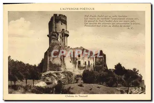 Cartes postales L'Auvergne poetique Chateau de Tournoel