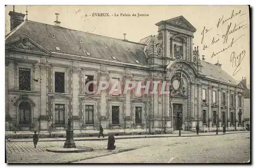 Ansichtskarte AK Evreux Le Palais de Justice