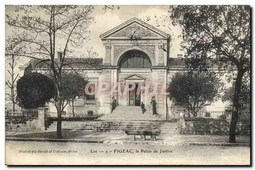 Cartes postales Figeac le Palais de Justice