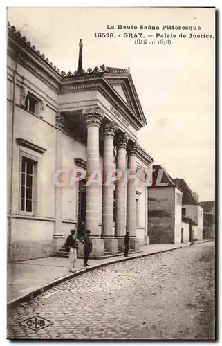 Cartes postales La Haute Saone pittoresque Gray Palais de Justice (Bati en 1838)