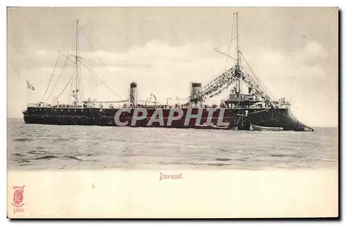 Cartes postales Bateau de Guerre Davoust