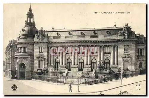 Cartes postales Limoges La Prefecture