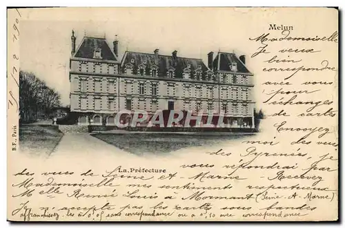 Cartes postales Melun La Prefecture