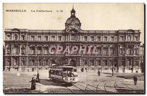 Cartes postales Marseille La Prefecture Tramway