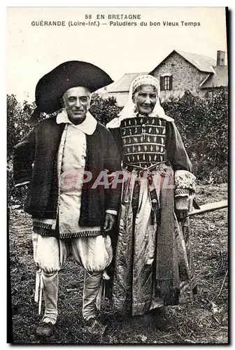 Ansichtskarte AK Folklore En Bretagne Guerande (loire inf) Paludiers du bon Vieux Temps