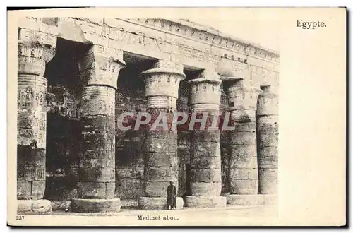 Cartes postales Egypt Egypte Egypte Medinet abou