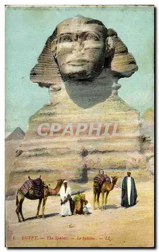 Ansichtskarte AK Egypt Egypte Egypt Le Sphinx