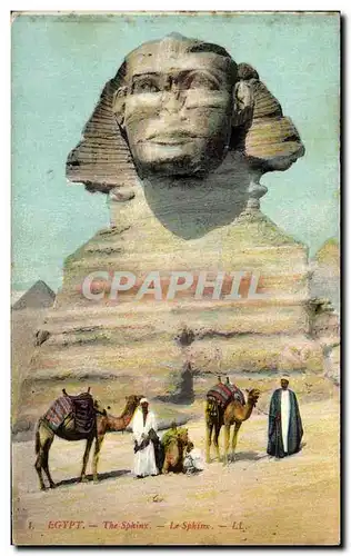 Cartes postales Egypt Egypte Egypt Le Sphinx