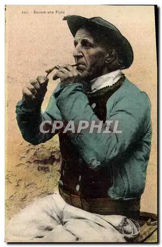 Cartes postales Folklore  Encore une pipee