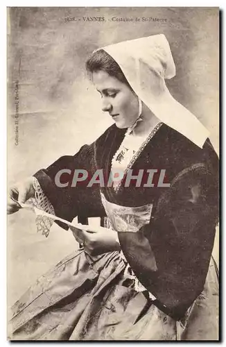 Cartes postales Folklore  Vannes Costume de St Paterne