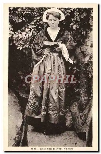 Cartes postales Folklore  Jeune fille de Port Navalo