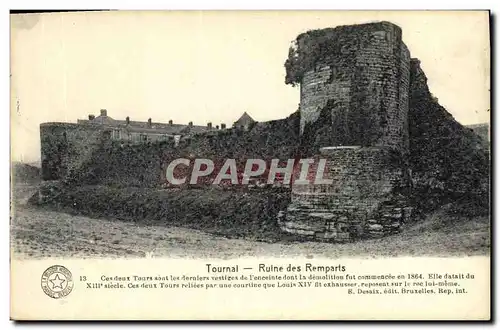 Cartes postales Tournal Ruine des Remparts