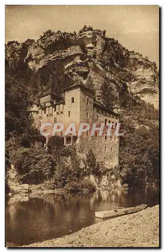 Cartes postales Gorges du Tarn Chateau de la Caze (XV s)