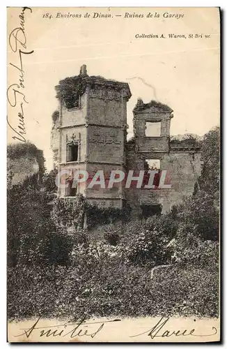 Ansichtskarte AK Environ de Dinan Ruines de la Garaye