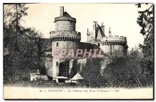 Ansichtskarte AK Alencon Le Chateau des Ducs d'Alencon