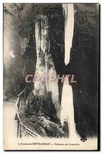 Ansichtskarte AK Grottes de Betharram Colonnes en formation