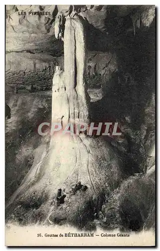 Ansichtskarte AK Les Pyrenees Grottes de Betharram Colonne Geante