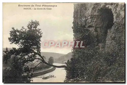 Ansichtskarte AK Environs de Toul Pittoresque Maron La Grotte du Geant