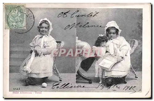 Cartes postales Fantaisie Enfants Poupee  Alterocca Terni