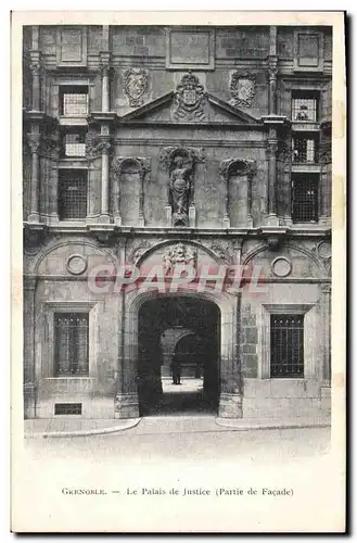 Cartes postales Grenoble Le Palais de Justice (Partie de Facade)