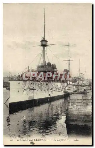 Cartes postales Bateau de guerre Marine de Guerre Le Dupleix