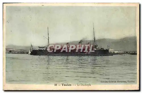 Cartes postales Bateau de guerre Toulon Le Duchayla