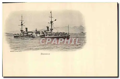 Cartes postales Bateau de guerre Dandolo