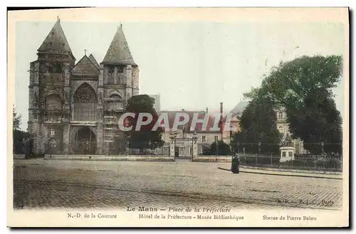 Cartes postales Le Mains Place de la Prefecture