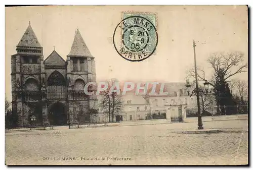 Cartes postales Le Mans Place de la Prefecture