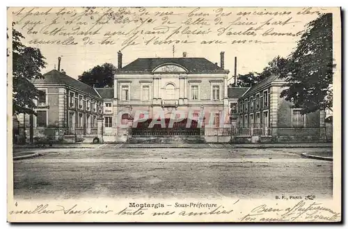 Ansichtskarte AK Montargis Sous Prefecture