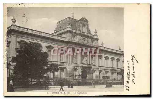 Cartes postales Montpellier la Prefecture