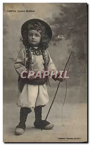 Ansichtskarte AK Folklore Jeune Breton