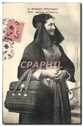Cartes postales Folklore La Bretagne Pittoresque Costume de Pontivy
