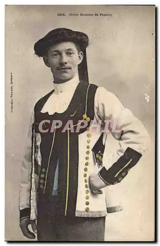 Cartes postales Folklore Jenne homme de Pontivy
