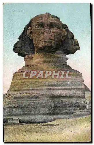Ansichtskarte AK Egypte Egypt Le Sphinx