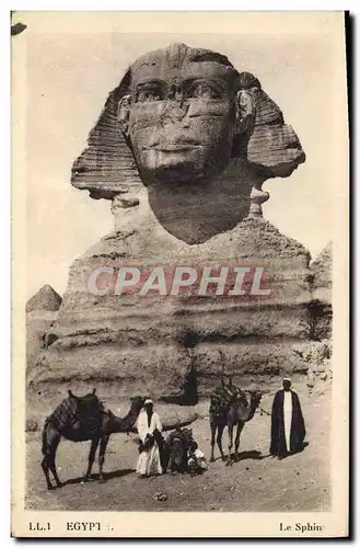 Ansichtskarte AK Egypte Egypt Le Sphinx