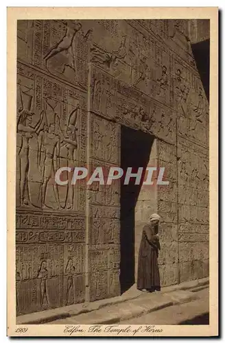 Cartes postales Egypte Egypt Edfou Temple d'Horus