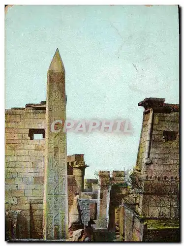 Ansichtskarte AK Egypte Egypt Le Obelisque