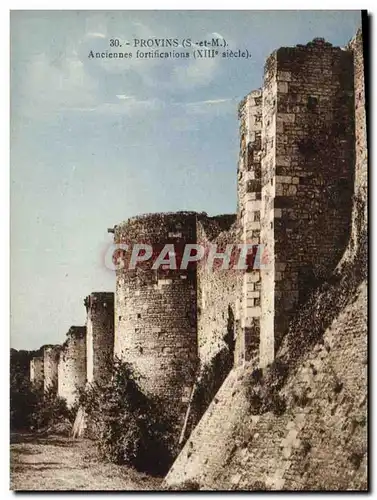 Ansichtskarte AK Provins Anciennes fortifications XIII siecle